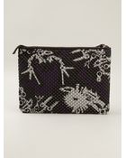Kenzo Monsters Quilted Clutch - Lyst