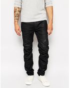G-star Raw G Star Casual Trousers Kensetsu Low Tapered Dark Aged - Lyst