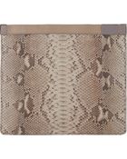 Maison Martin Margiela Python Sliding Zip Clutch - Lyst