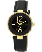 Anne Klein Womens Glossy Black Watch - Lyst
