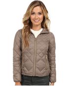 MICHAEL Michael Kors Petite Down Zip W/ Hood - Lyst