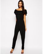 Tfnc Jumpsuit with Ruffle Trim - Lyst