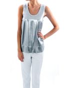 Brunello Cucinelli Canottiera Argento - Lyst