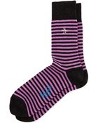 Original Penguin Colorblock-Striped Knit Socks - Lyst