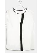 Violeta By Mango Monochrome Top - Lyst