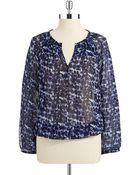 Sanctuary Cold Shoulder Peasant Blouse - Lyst