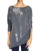 Manila Grace Sweater Long Sleeve Micropaillettes - Lyst