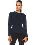 Acne Studios Lara Silk Blouse - Lyst