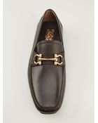Ferragamo Horsebit Buckle Loafers - Lyst