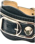 Balenciaga Studded Leather Bracelet - Lyst