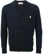 Maison Kitsuné Classic V-Neck Cardigan - Lyst