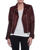 Doma Kendall Moto Leather Jacket - Lyst