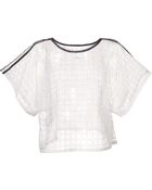 Julien David Eyelet Top - Lyst