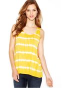 Kensie Wide-Strap Tie Dye-Print Tank - Lyst