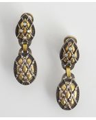 Gurhan Gold And Diamond 'Capitone' Drop Earrings - Lyst