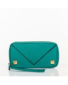 Linea Pelle Grayson Zip Wallet - Lyst