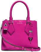 Michael Kors Casey Small Calf Leather Satchel - Lyst