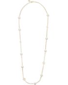 Tory Burch Evie Logo Chain Rosary Necklace - Lyst