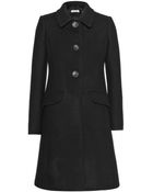 Miu Miu Wool Coat - Lyst