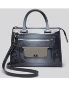 Milly Crossbody Piper Patent Ombre Small Tote - Lyst