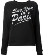 Zoe Karssen 'See You In Paris' Sweatshirt - Lyst