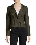 Nanette Lepore Wool-Blend One-Button Jacket - Lyst