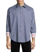 Robert Graham Abingdon Striped Sport Shirt - Lyst