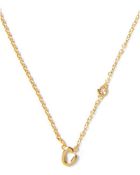 Shy By Sydney Evan "C" Initial Pendant Necklace - Lyst