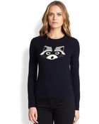 Kate Spade Raccoon Sweater - Lyst
