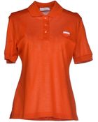 Prada Polo Shirt - Lyst