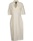 Class Roberto Cavalli Knee-Length Dress - Lyst