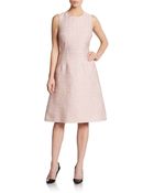 Dolce & Gabbana Sleeveless Jacquard Dress - Lyst
