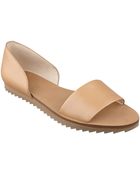 Nine West Qualify Open Toe Flats - Lyst