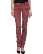 Just Cavalli Straight-Leg Denim Pants - Lyst