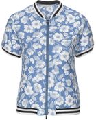 Stefanel Short-Sleeve Quilted Jacket - Lyst