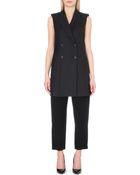 McQ by Alexander McQueen Tuxedo Wool Dress - Lyst