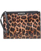 Nine West Leopard Print Wristy Clutch - Lyst