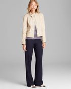 Tory Burch Sandra Leather Jacket - Lyst
