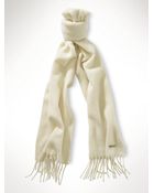 Lauren by Ralph Lauren Cashmere-Wool Scarf - Lyst