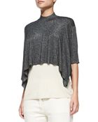 3.1 Phillip Lim Elbow-Sleeve Layered Shimmery Shirt - Lyst