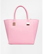 Ted Baker Zip Detail Crosshatch Shopper Bag - Lyst