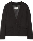 Maison Martin Margiela Sheer Cotton-Gauze Blazer - Lyst