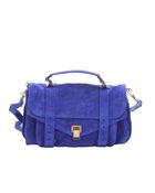 Proenza Schouler Blue Suede 'Medium Ps1' Satchel Bag - Lyst