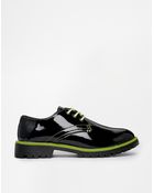 Bellfield Baola Chunky Lace Up Flat Shoes - Lyst