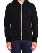 Wings + Horns Full Zip Hooded Sweater - Lyst