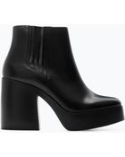 Zara Platform Bootie - Lyst