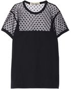 Tntees Yasmeen Point D'Esprit And Jersey T-Shirt - Lyst