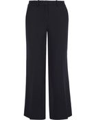 Theory Inza Cropped Stretch-Twill Flared Pants - Lyst