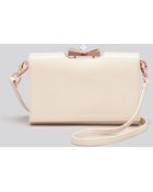 Ted Baker Crossbody - Patent Square Crystal - Lyst