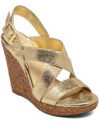 Jessica Simpson Jerrimo Platform Wedge Sandals - Lyst